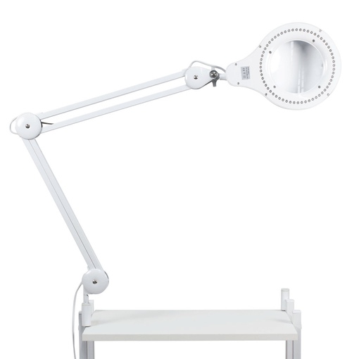 Диодная лампа косметологическая с увеличением, на ступице с кронштейном, регулируемая - 3 