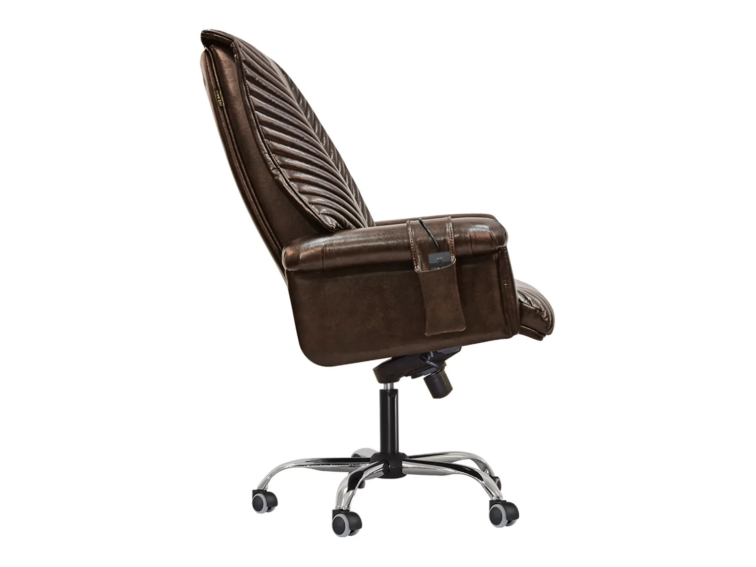 Офисное массажное кресло EGO President EG1005 Шоколад (Арпатек) - 4 