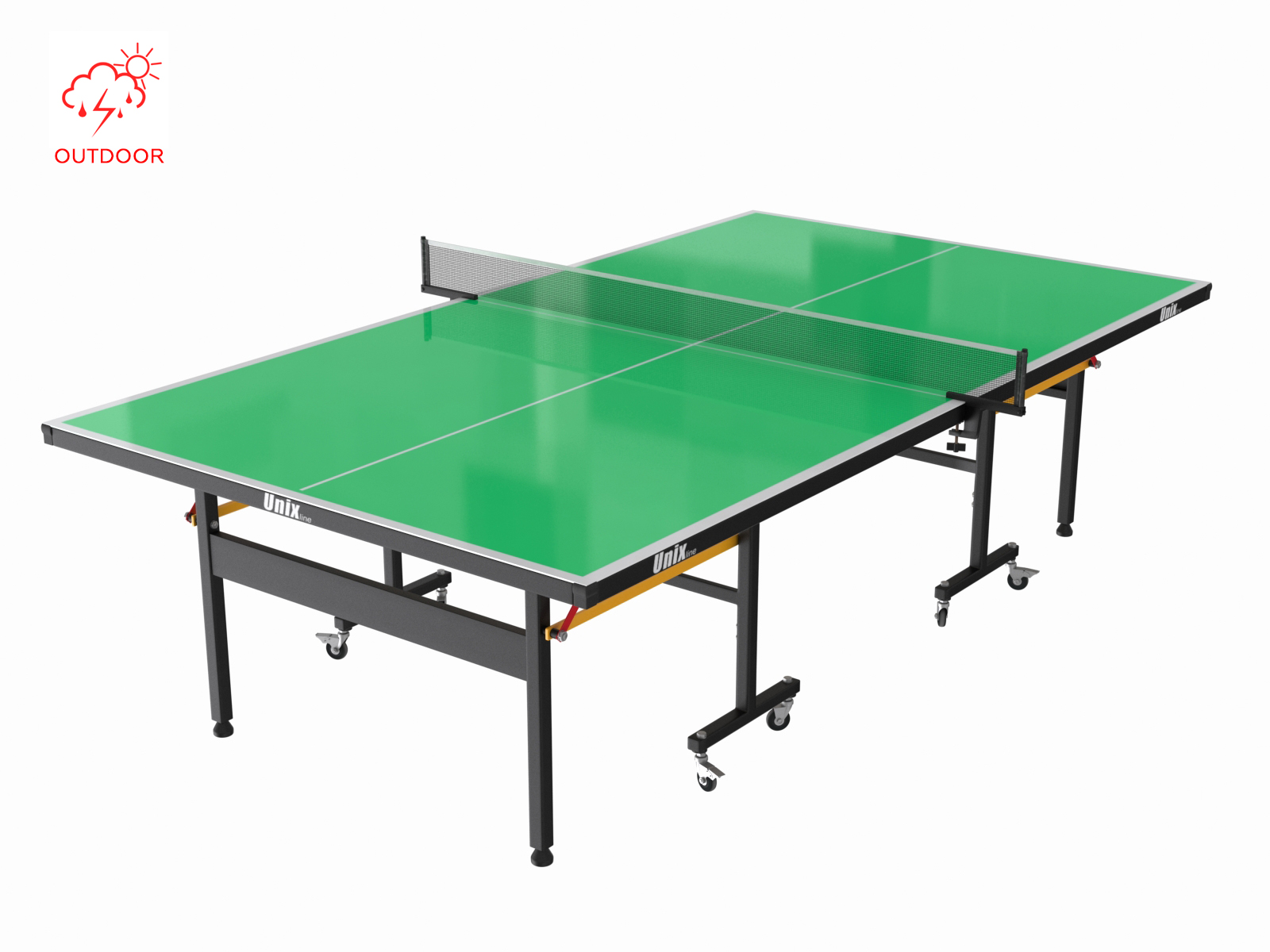 Всепогодный теннисный стол UNIX Line outdoor 6mm (green) - 2 