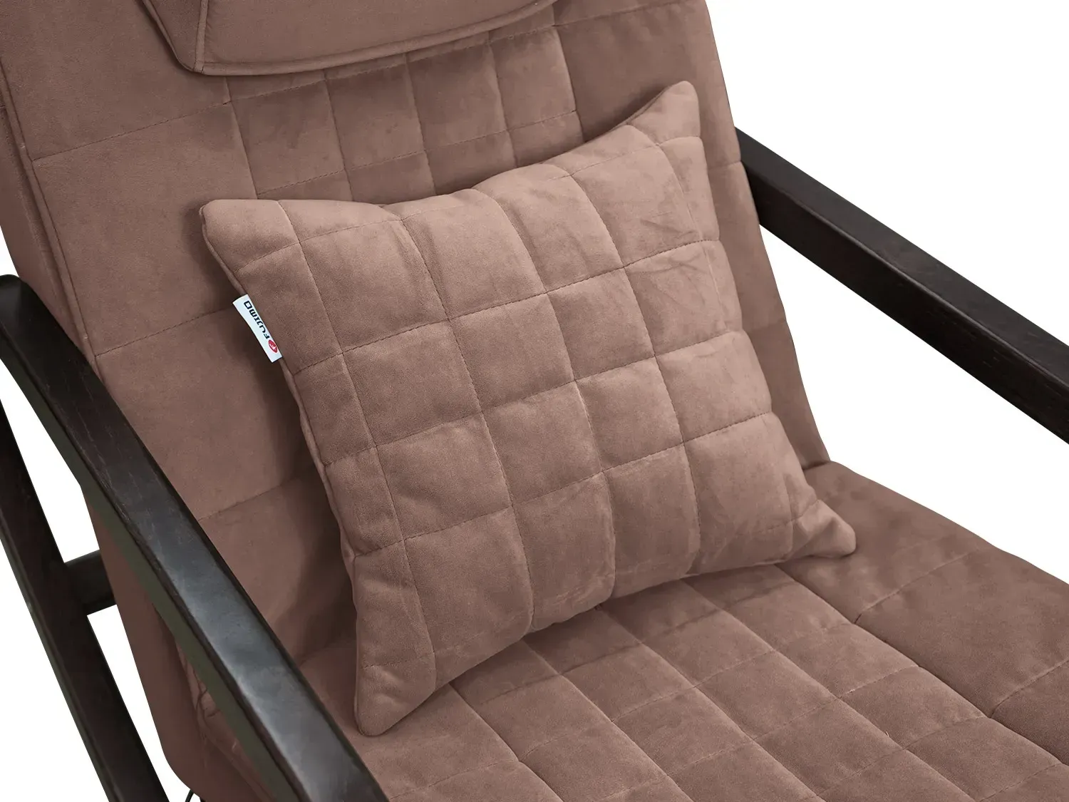 Массажное кресло качалка FUJIMO SOHO Plus F2009 Шоколад (TONY8) - 13 