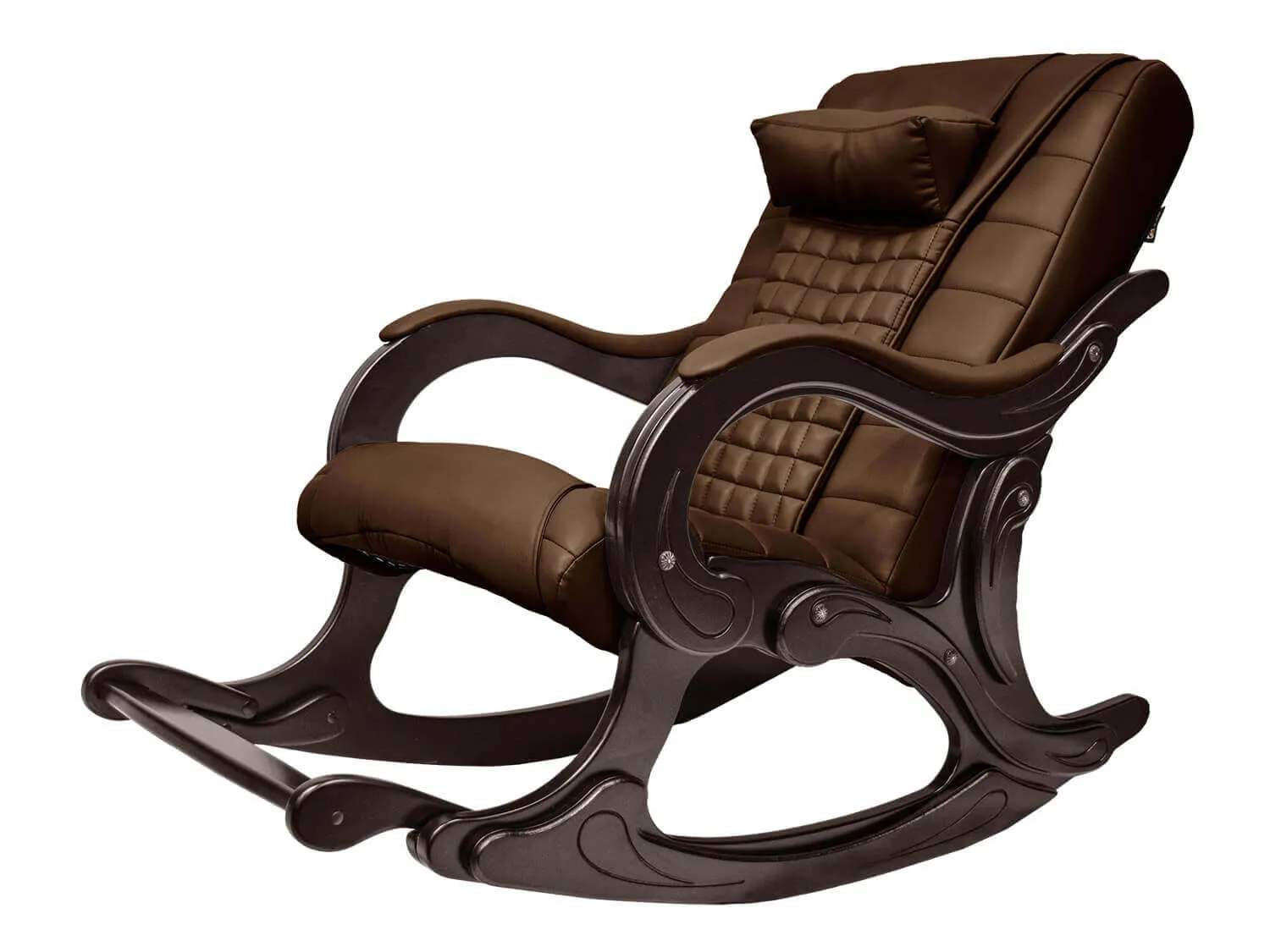 Массажное кресло качалка EGO WAVE EG2001F Шоколад (Арпатек) - 4 