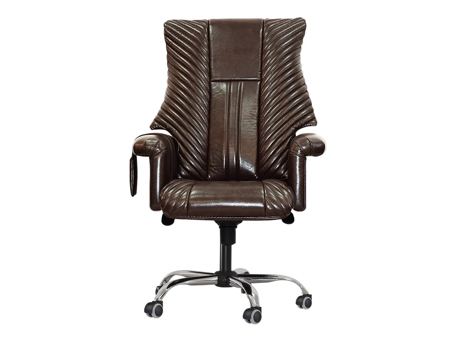 Офисное массажное кресло EGO President EG1005 Шоколад (Арпатек) - 3 