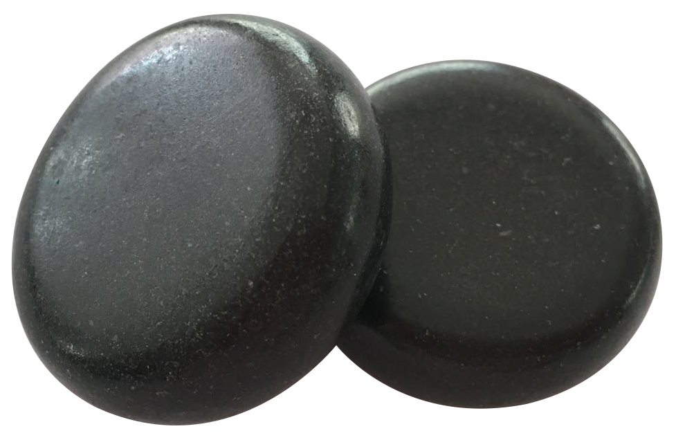 Набор массажных камней из базальта №21 (12 шт.) 4,5х1,5 см - 1 