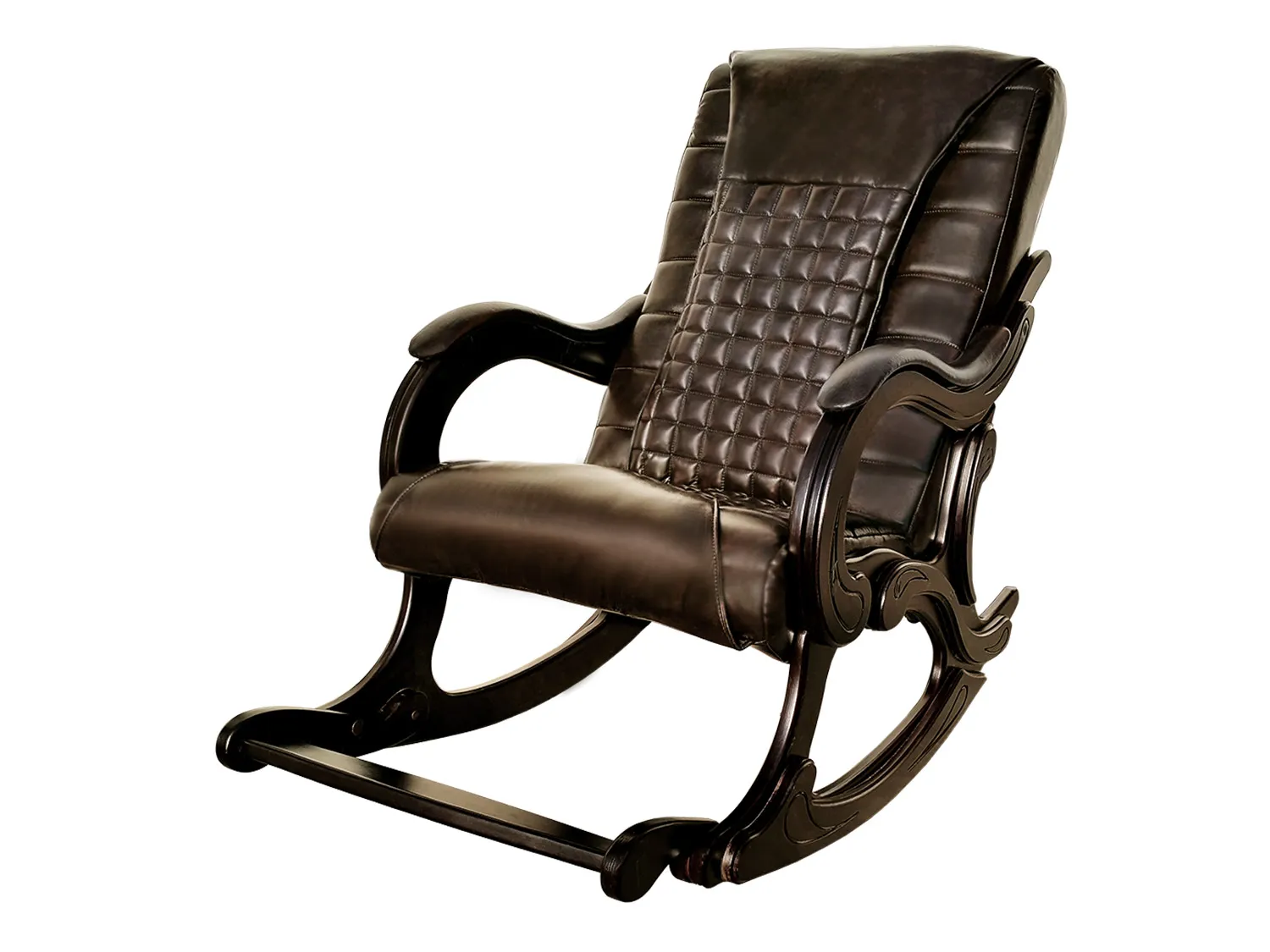 Массажное кресло качалка EGO WAVE EG2001F Шоколад (Арпатек) - 2 