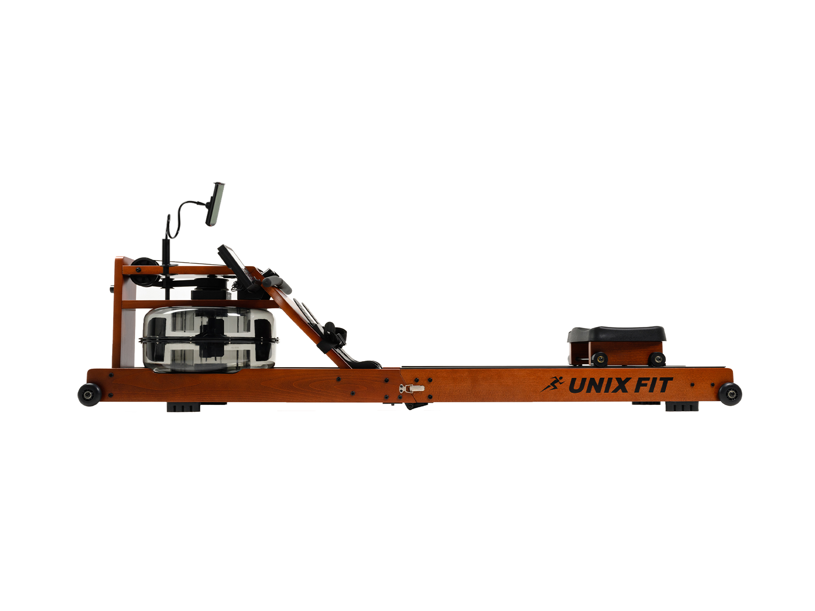 Гребной тренажер UNIX Fit Wood Rower Dark - 15 