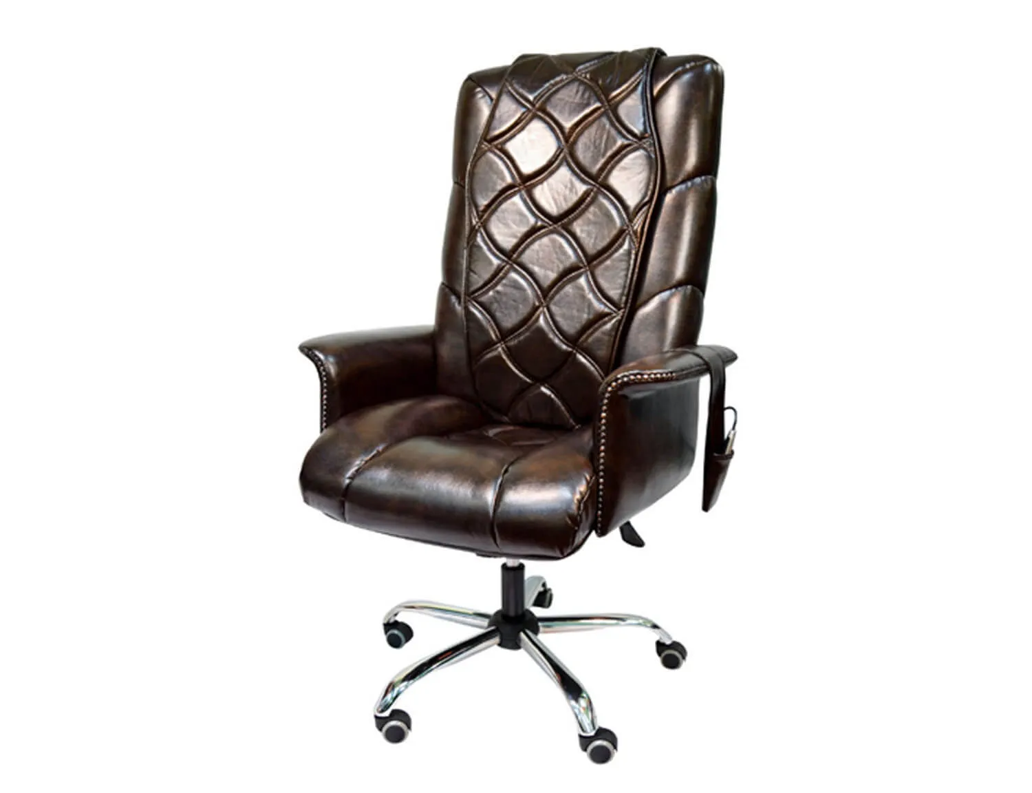 Офисное массажное кресло EGO PRIME EG1003 Шоколад (Арпатек) - 1 