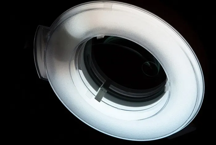Лампа-лупа для косметолога на струбцине SD-2021Т кольцевая, классическая, с регулировкой - 7 