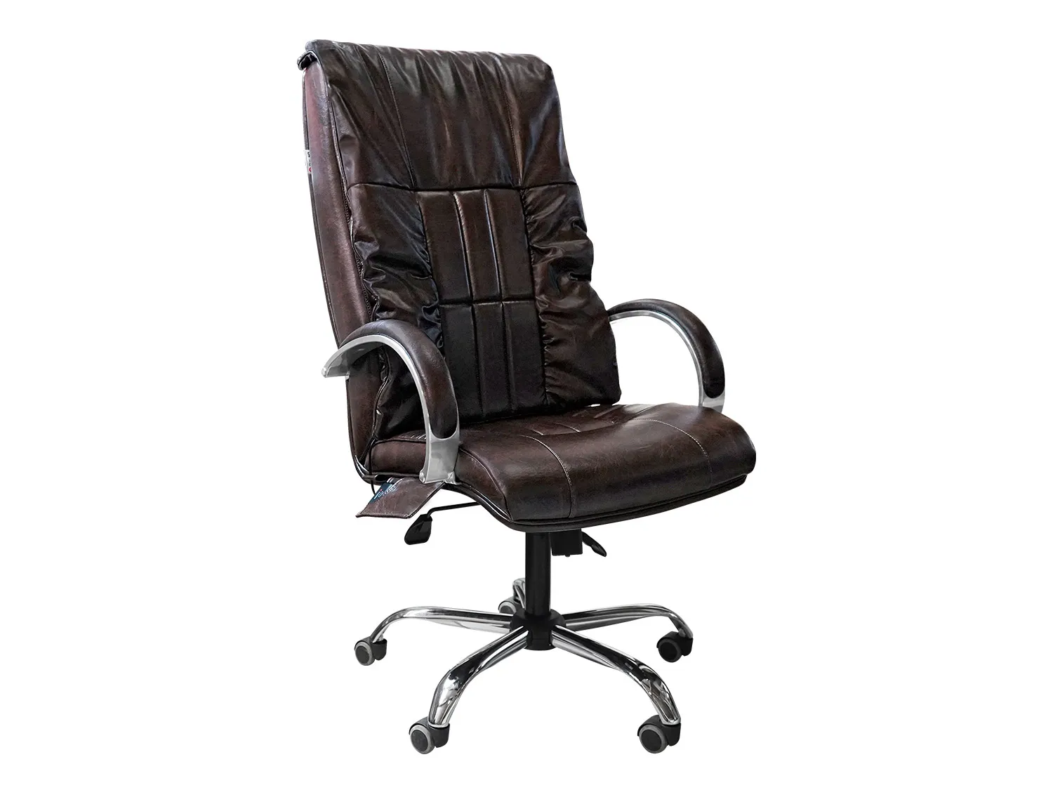 Офисное массажное кресло EGO BOSS EG1001 LKFO ШОКОЛАД (Арпатек) - 2 